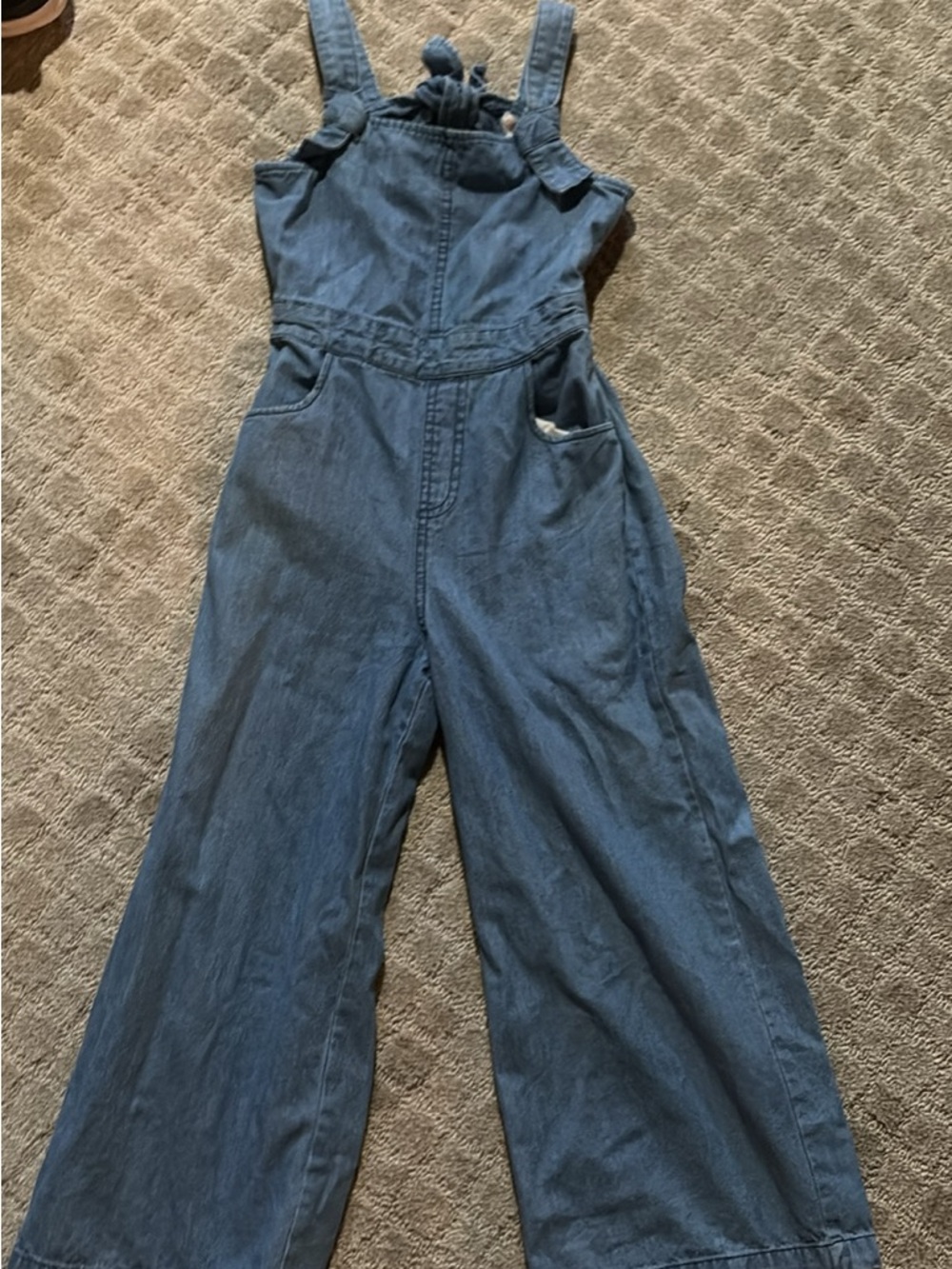 Cat & Jack Light Blue Denim Overalls